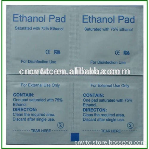 ethanol alcohol swab